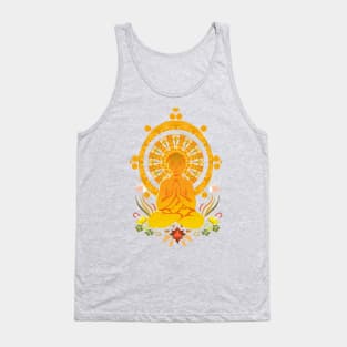 Buddhist Flowers Tank Top